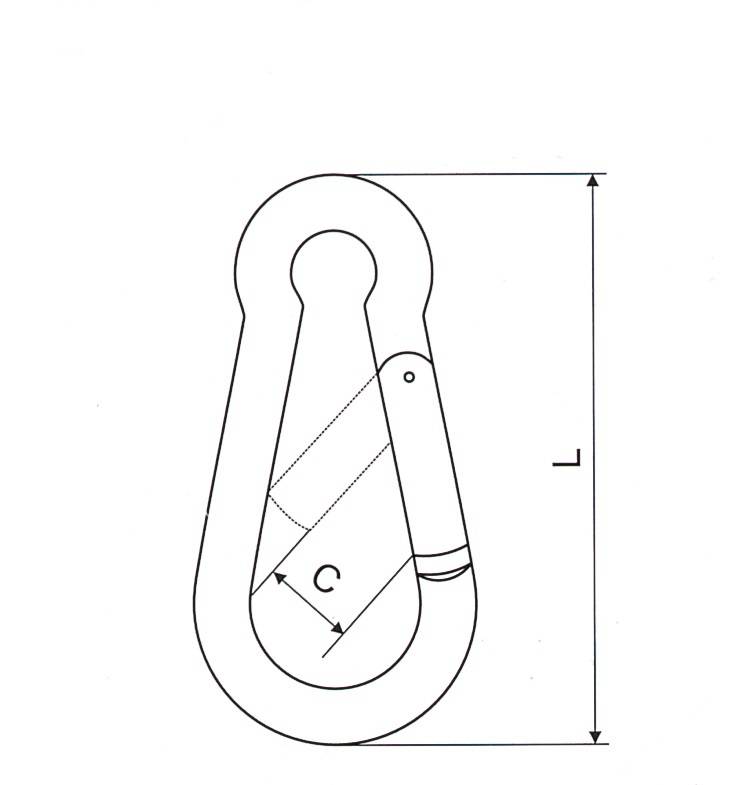 Aluminum Snap Hook Normal Type Thumb 1
